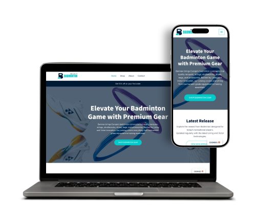 bamnex.com badminton online shop in luxembourg by ornena studio portfolio