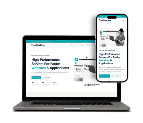 FlexHosting.io webhosting services and plans by ornena studio